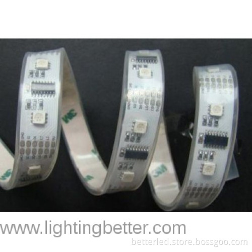 White PCB PU glue Waterproof SMD5050 Led strip